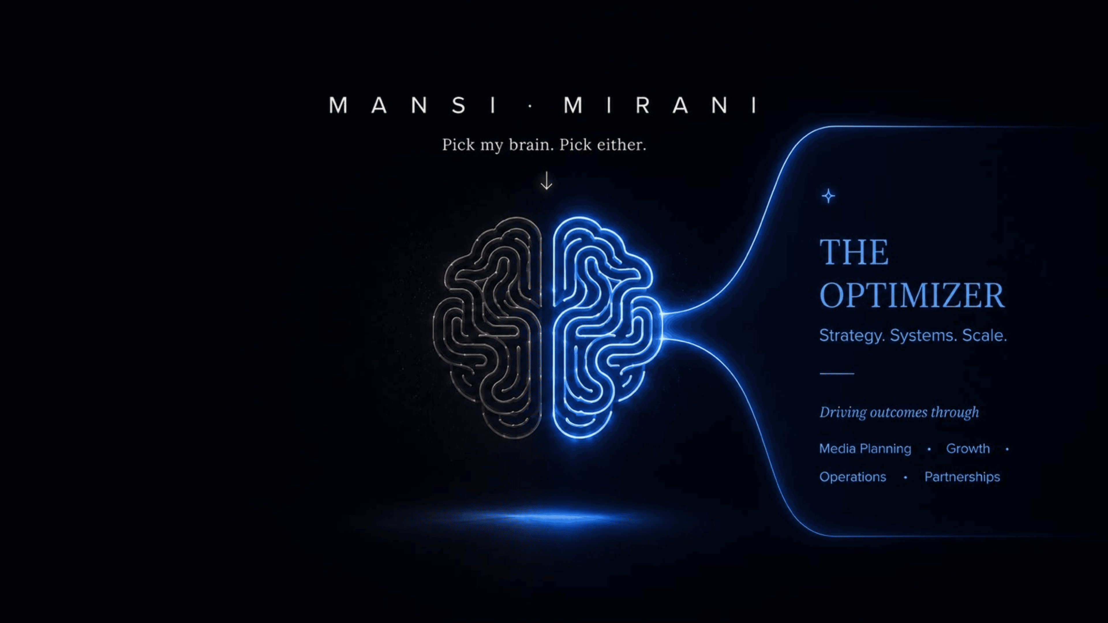 Mansi Mirani optimizer hover state