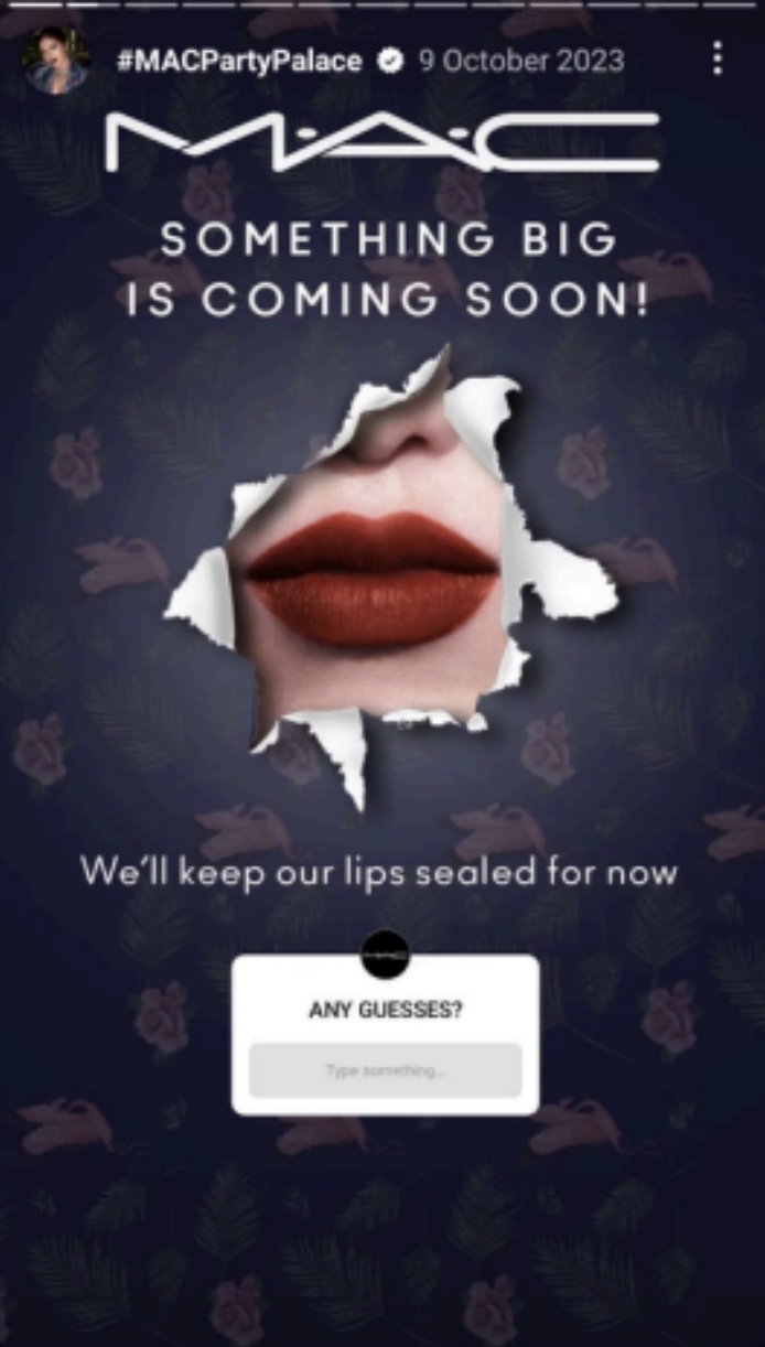 M·A·C Locked Kiss Ink teaser creative